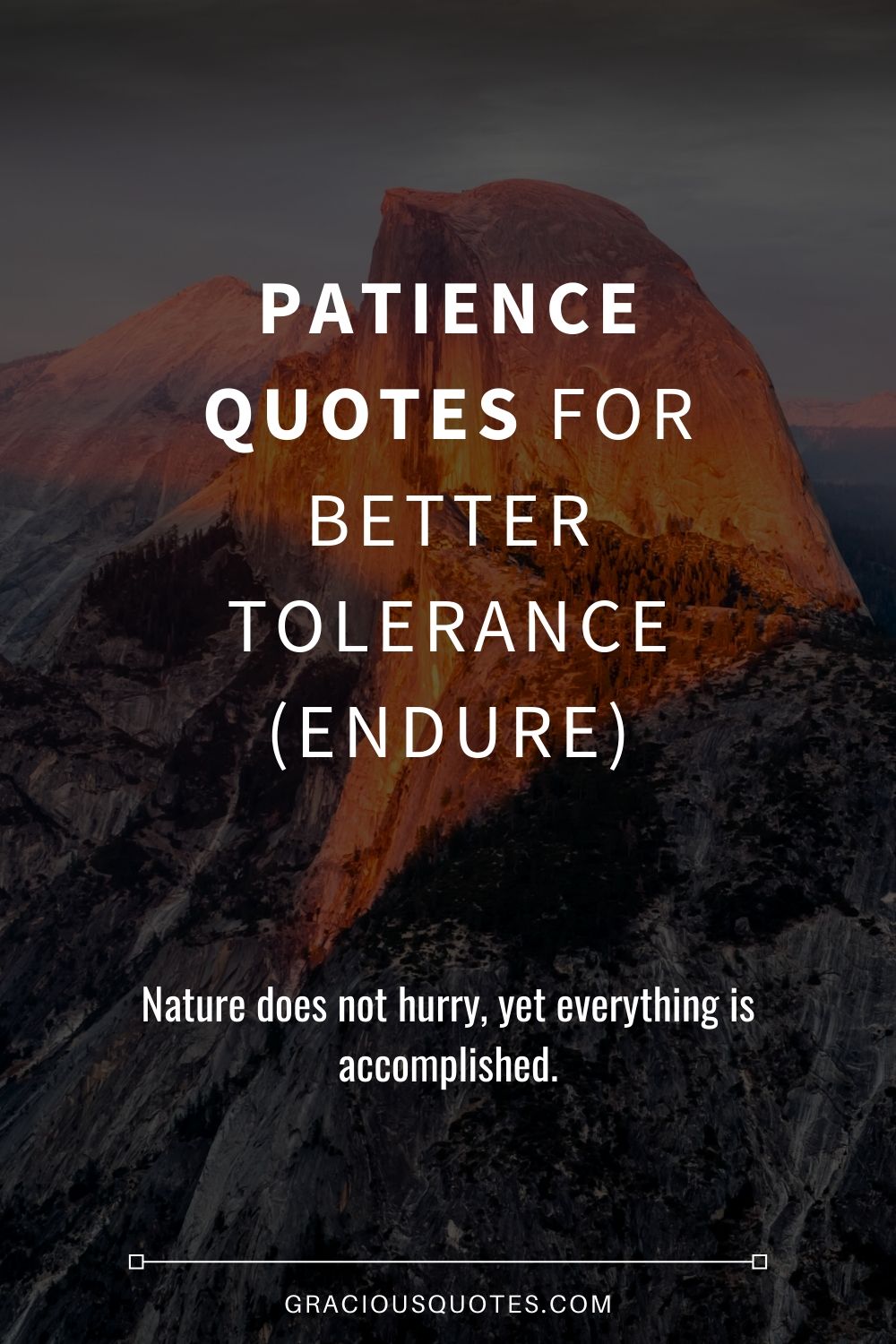 Test your patience, and… well mostly your patience