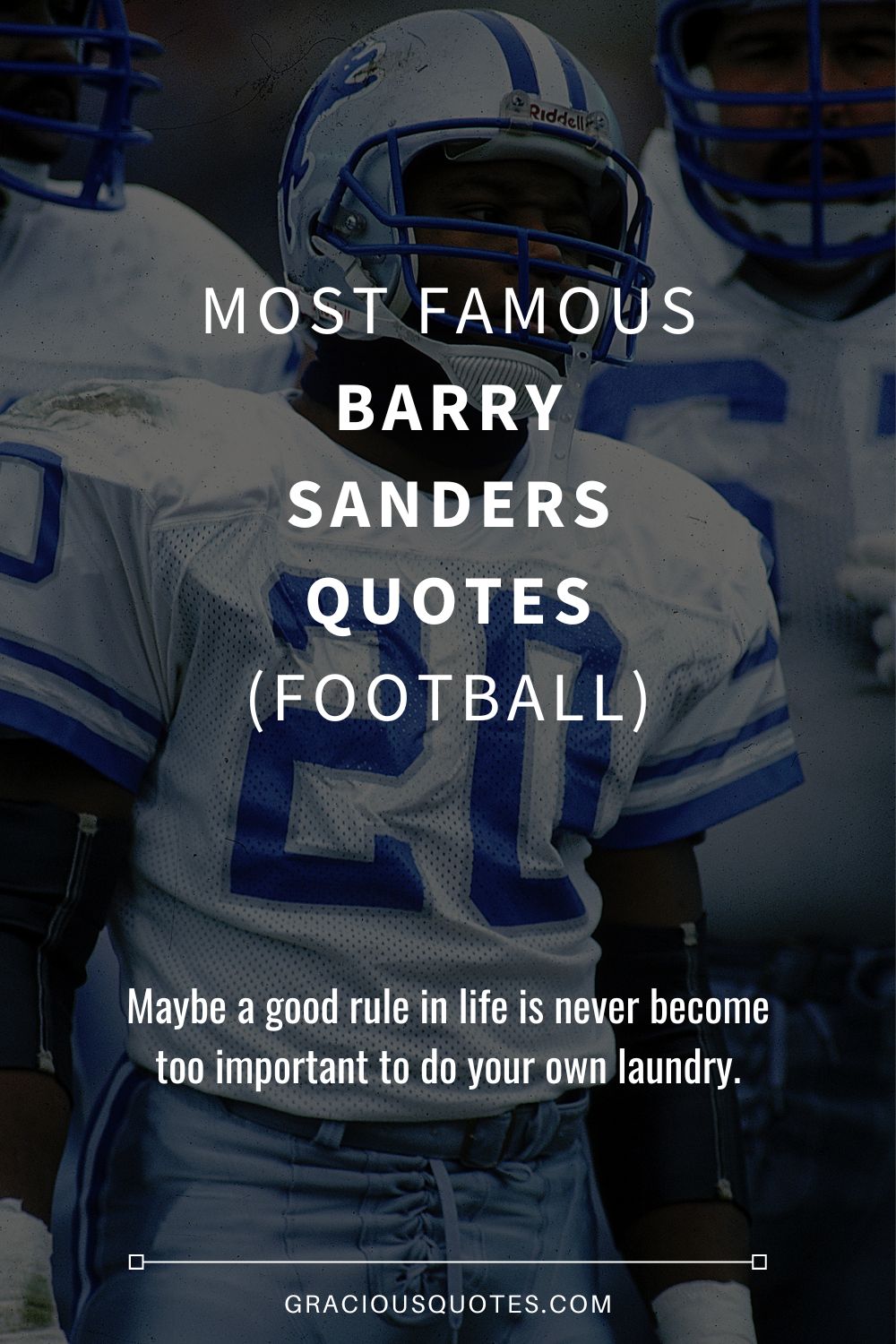 Barry Sanders Quote: “My desire to exit the game is greater than