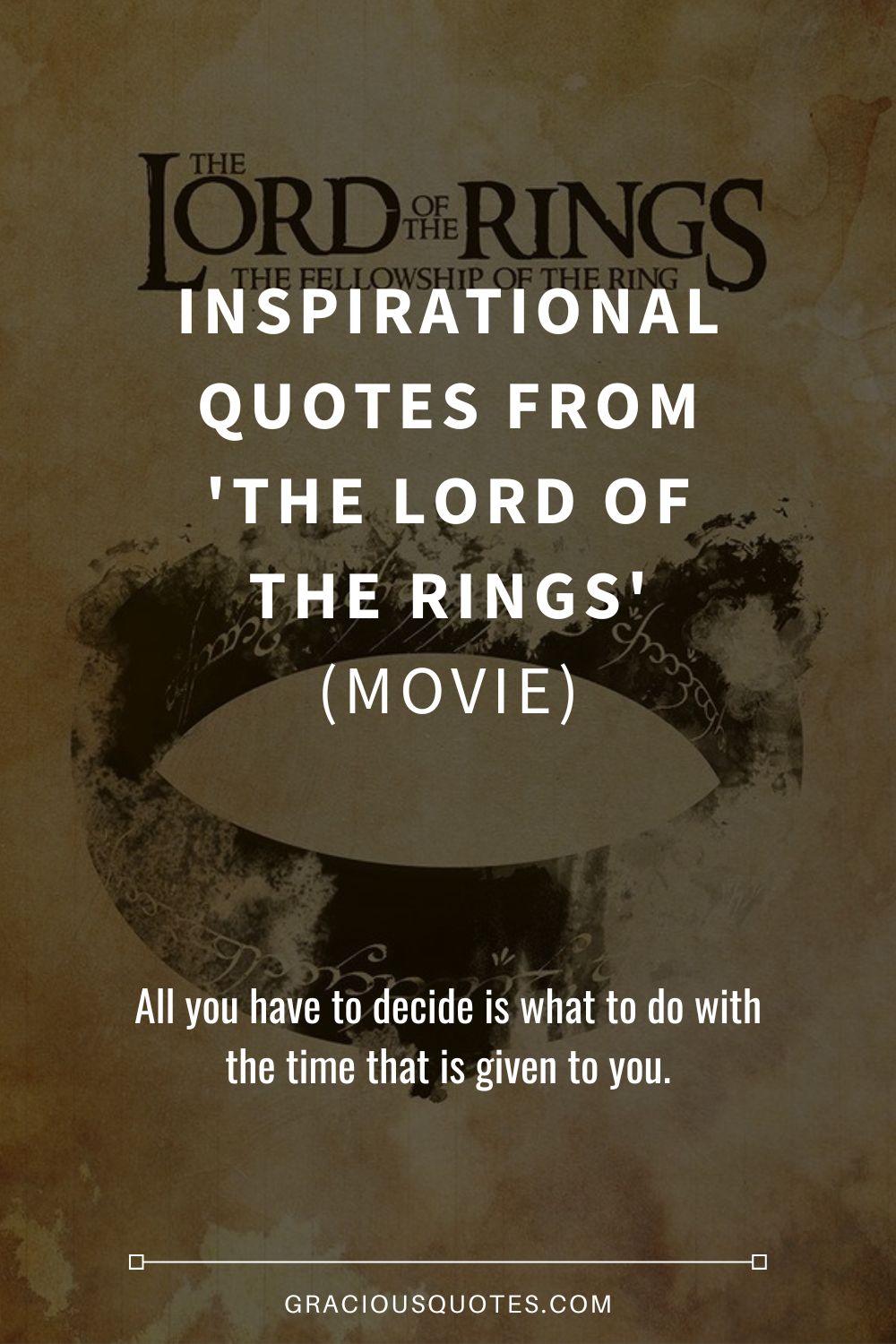 Lord of the Rings Quotes That Will Inspire You - Media Chomp
