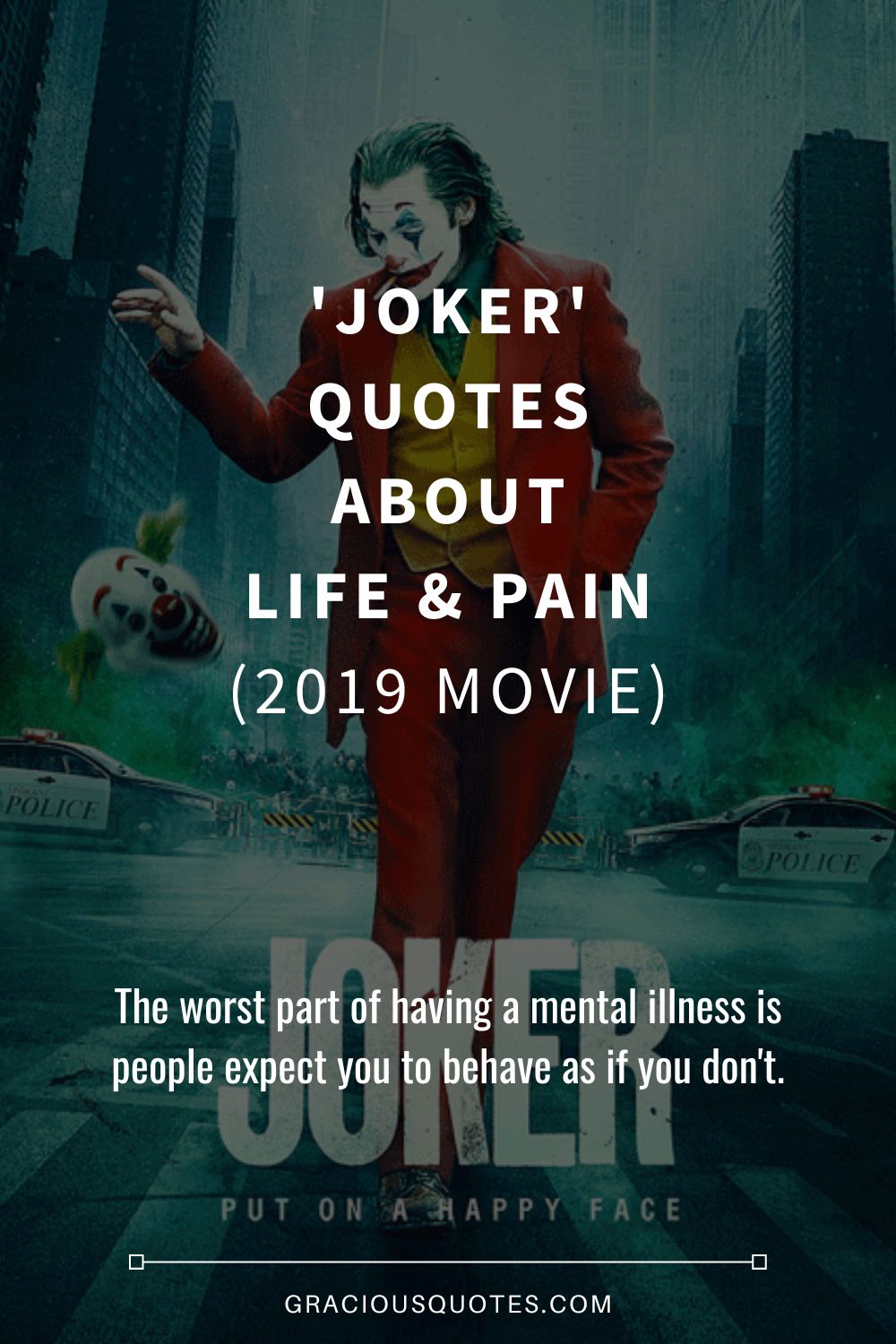 Joker Movie Poster 2019 1 Sheet (27x41)